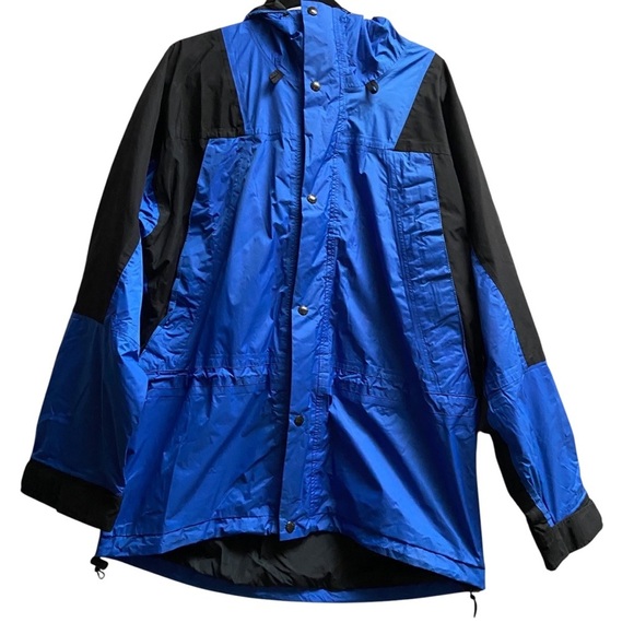 North Face ski snowboard nylon full zip hooded jacket Sz L - Picture 1 of 17